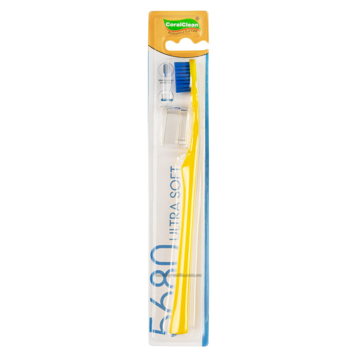 Coral Clean 5680 Ultra Soft toothbrush, Yellow